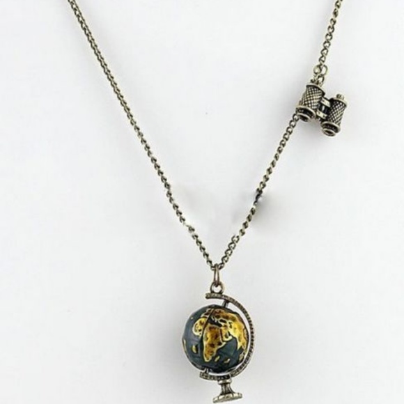 Globe & Binoculars Pendant NWT- - Picture 2 of 3